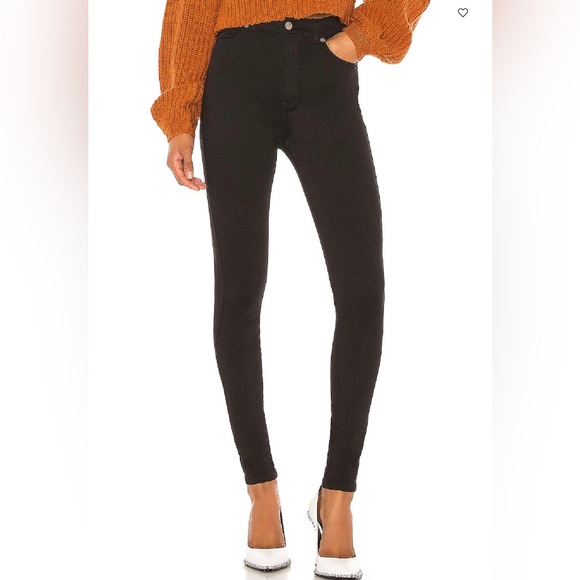 Dr. Denim Moxy Skinny Black Jeans [95% cotton] - Picture 2 of 10